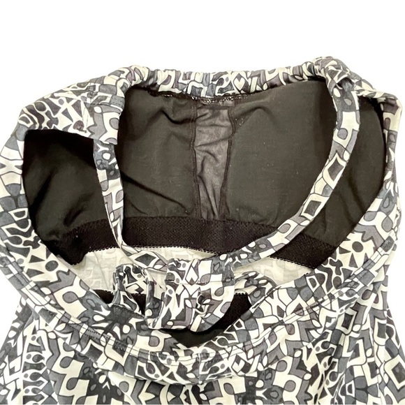 Prana Black & White Knit Halter Sundress with Built-in Bra Size XS - Picture 5 of 9